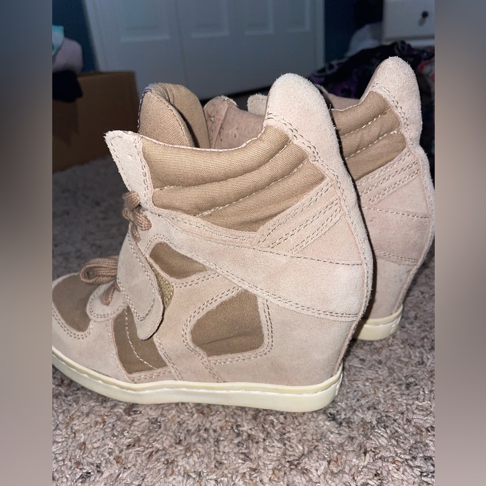 Ash Bowie suede wedge bootie